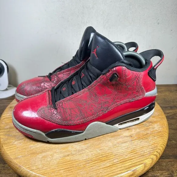 Nike Jordan Dub Zero Toro Bravo Red 311046-600 Shoes Sneakers Mens Size‎ 9