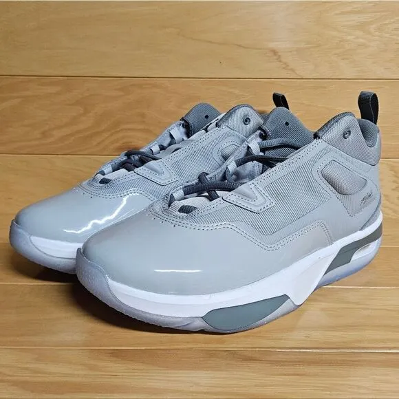 Nike Jordan Stay Loyal 3 GS Wolf Cool Grey White Basketball Shoes FB9922 012