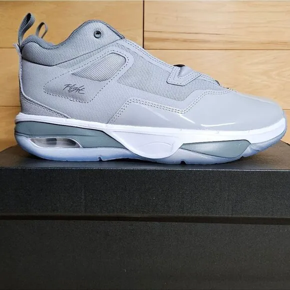 Nike Jordan Stay Loyal 3 GS Wolf Cool Grey White Basketball Shoes FB9922 012