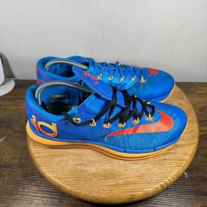 Nike KD 6 Elite Team Blue Yellow Shoe Sneakers Men's Size 10.5 642838-400
