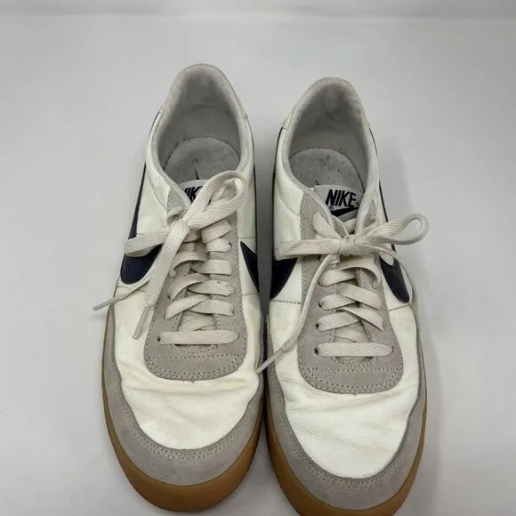 Nike Killshot 2 Mens Size 9.5 White Blue Leather Shoes Sneakers 432997-107 Gum