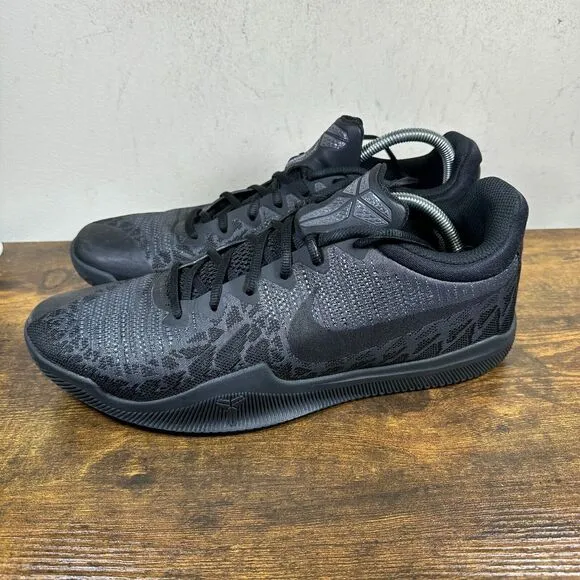 Nike Kobe Mamba Rage Triple Black‎ Rare 908972-002 Shoes Sneakers Men's Size 12