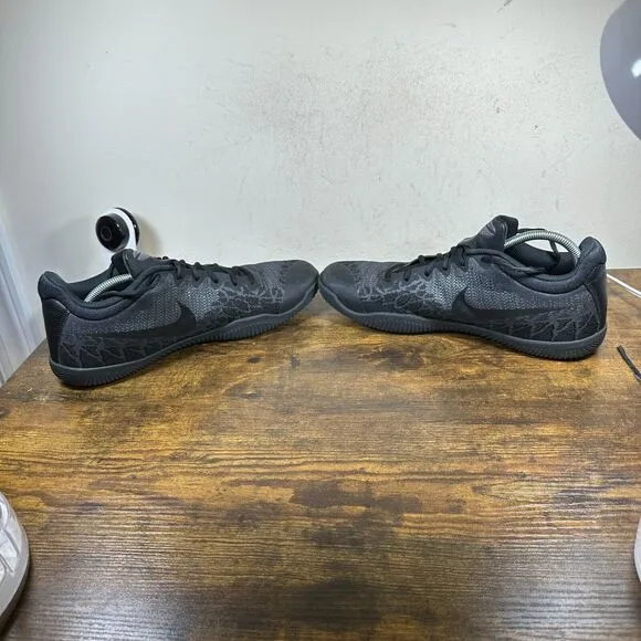 Nike Kobe Mamba Rage Triple Black‎ Rare 908972-002 Shoes Sneakers Men's Size 12