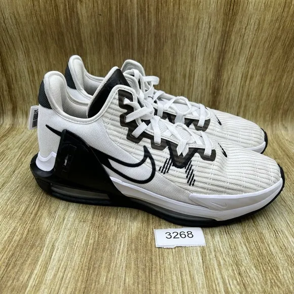 Nike LeBron Witness 6 TB Men's Size 12 White Black Sneakers Shoes DO9843-100