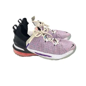 Nike LeBron XVIII GS Athletic Basketball Sneakers 5Y Youth Black Purple Kids