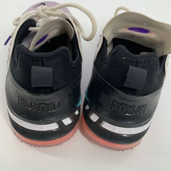 Nike LeBron XVIII GS Athletic Basketball Sneakers 5Y Youth Black Purple Kids