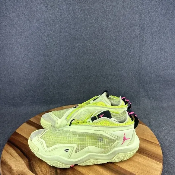 Nike Mens Air Jordan Why Not 6 DO7189-700 Green Basketball Shoes Sneakers Sz 7.5