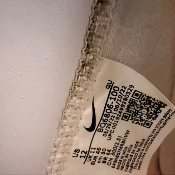 Nike Men's Blazer Mid '77 Vintage White Size 12