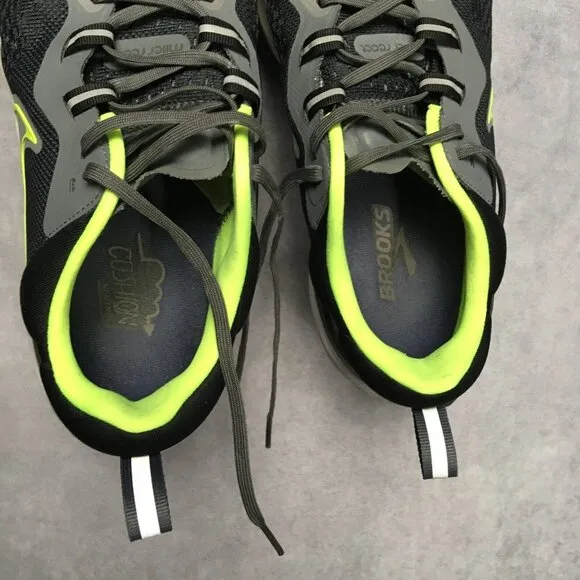 Nike Mens React Miler 2 Running Shoes size 12.5 Sneakers Smoke Grey Volt Black
