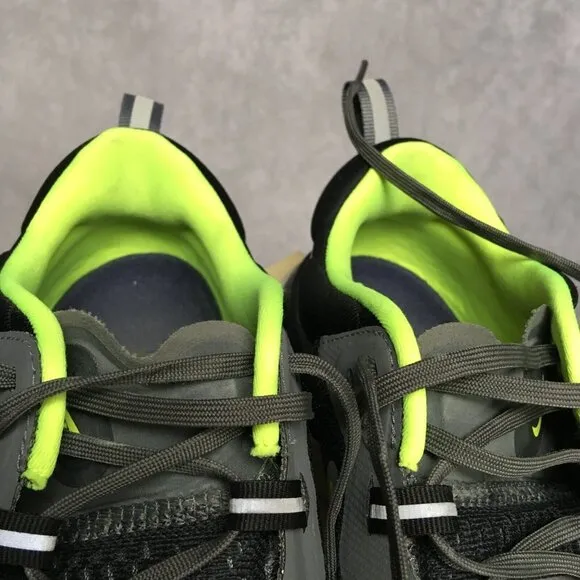 Nike Mens React Miler 2 Running Shoes size 12.5 Sneakers Smoke Grey Volt Black