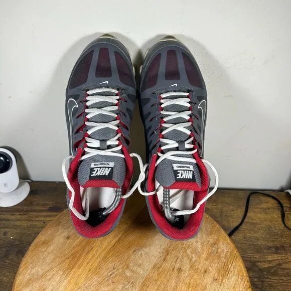 Nike Mens Reax 8 TR Gray Red Shoe Sneakers Men's Size 13 621716-013