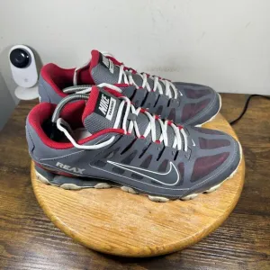 Nike Mens Reax 8 TR Gray Red Shoe Sneakers Men's Size 13 621716-013