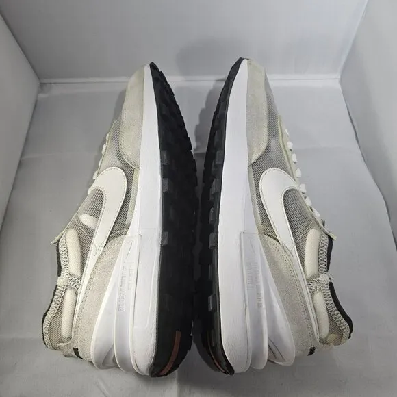 Nike Men's  Waffle One Summit White/Lite Grey/ Black Running Sneakers Size 9.5