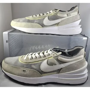 Nike Men's  Waffle One Summit White/Lite Grey/ Black Running Sneakers Size 9.5