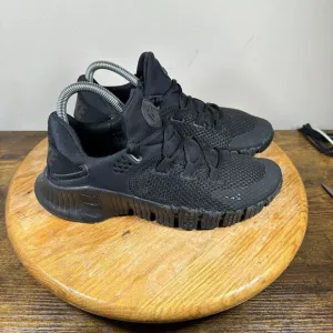 Nike Metcon 4 Triple Black Volt Free Men's Size‎ 7 Sneakers CT3886-007