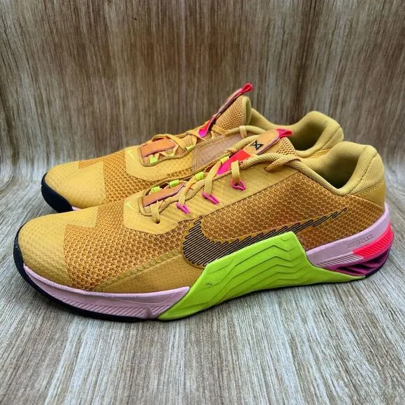 Nike Metcon 7 Rawdaciuous Men's‎ Size 15 Pollen Yellow Sneakers Shoes DA8110-721