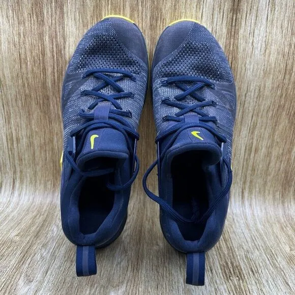 Nike Metcon Flyknit 3 Men's Size 10 Blue Weightlifting Shoes Sneakers AQ8022-407