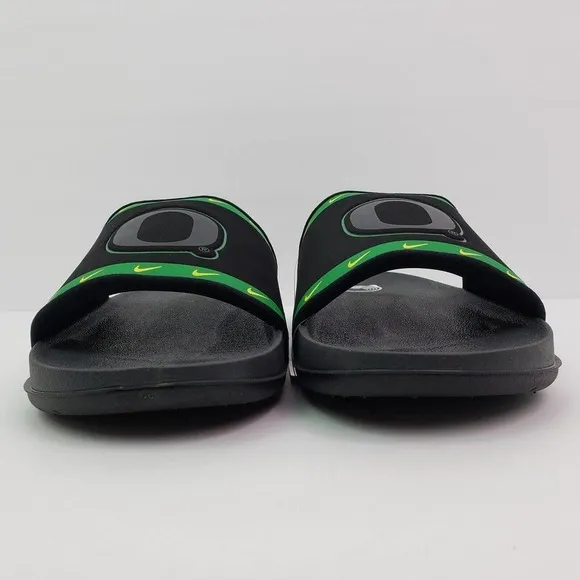 Nike Offcourt NCAA Oregon Ducks Mens Size 8 Black Green Slide Sandals DD0538-001