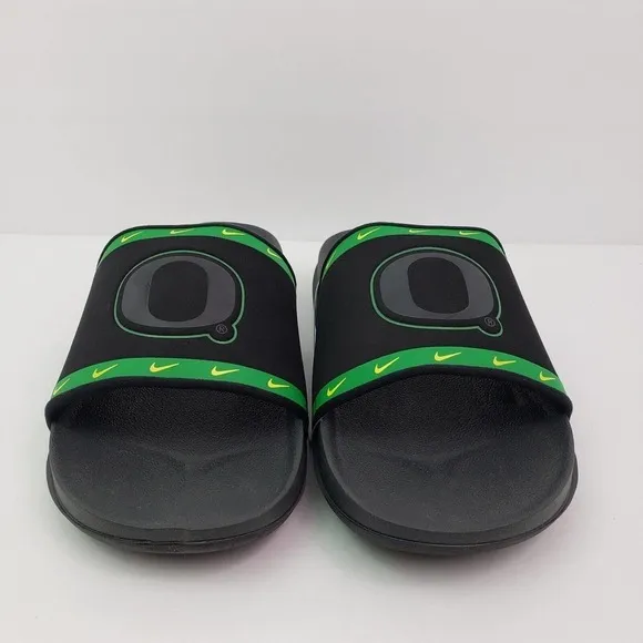Nike Offcourt NCAA Oregon Ducks Mens Size 8 Black Green Slide Sandals DD0538-001