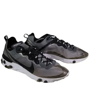 Nike React Element 87 Anthracite Black White Athletic Sneakers Mens Size 14