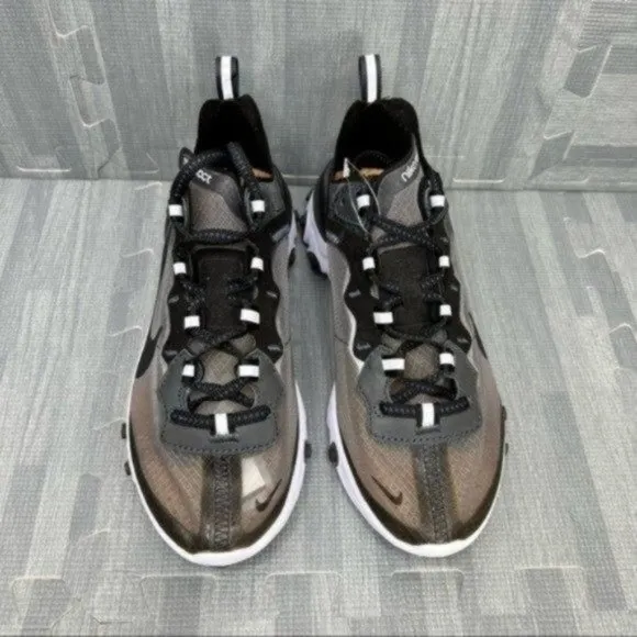 Nike React Element 87 Black Anthracite Sail Sneakers Women Size 5.5