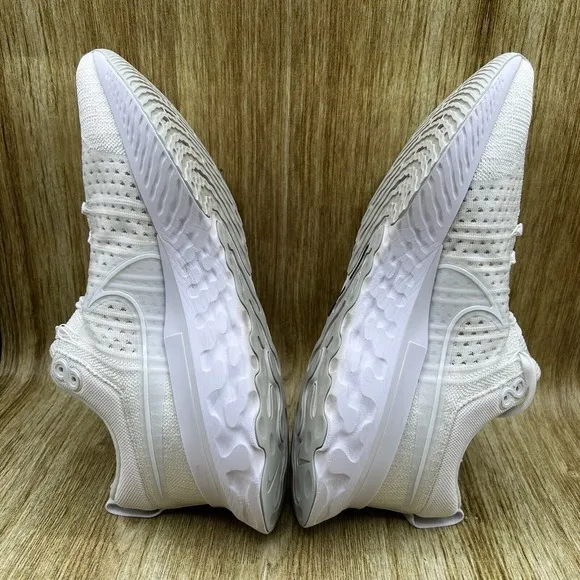 Nike React Infinity Run Flyknit 2 Men's Size 13 Sneakers Shoes White CT2357-103