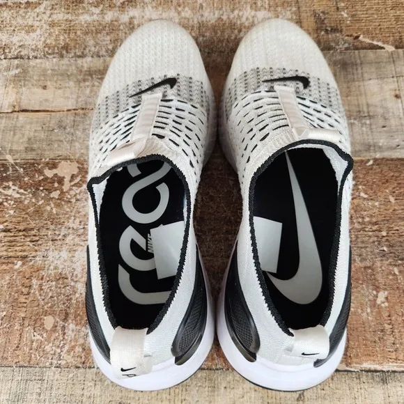 Nike React Phantom Run FlyKnit 2 Men's Sz 8 White Oreo Athletic Running Sneakers
