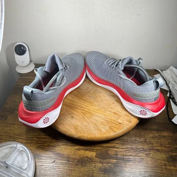 Nike ReactX Infinity Run 4 Men's Size 13 Gray Red Shoes Sneakers FJ1221-019