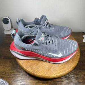 Nike ReactX Infinity Run 4 Men's Size 13 Gray Red Shoes Sneakers FJ1221-019