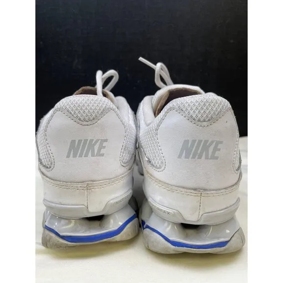 Nike Reax Mens White Blue Sneakers Shoes Size 10.5 SKU 6824