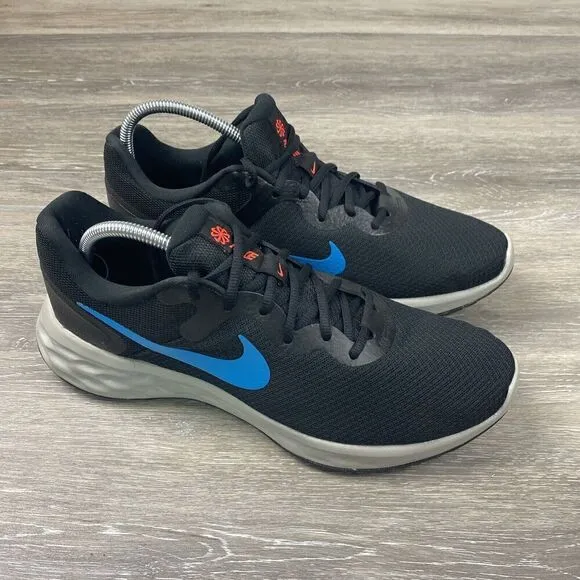 Nike Revolution 6 Next Nature 'Black Laser Blue' DC3728 012 Sz 11.5