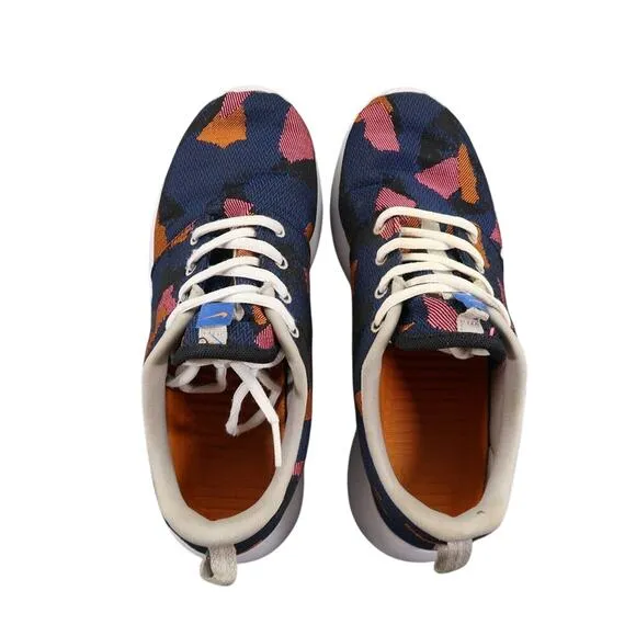 Nike Shoes Womens 8.5 Sneakers Roshe One JCRD Print Athletic Lace Up Lifestyle