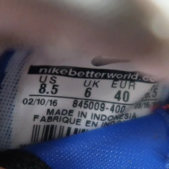 Nike Shoes Womens 8.5 Sneakers Roshe One JCRD Print Athletic Lace Up Lifestyle