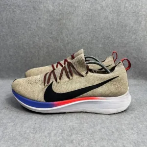 Nike Shoes Mens Size 10 Zoom Flyknit Cream Athletic Running Sneakers AR4561-200