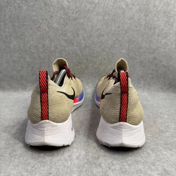 Nike Shoes Mens Size 10 Zoom Flyknit Cream Athletic Running Sneakers AR4561-200