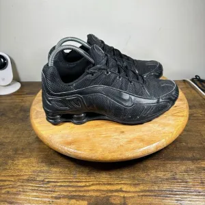Nike Shox Turbo 3.2 SL Triple Black Sneakers Shoes Mens‎ Size 8.5 455541-020