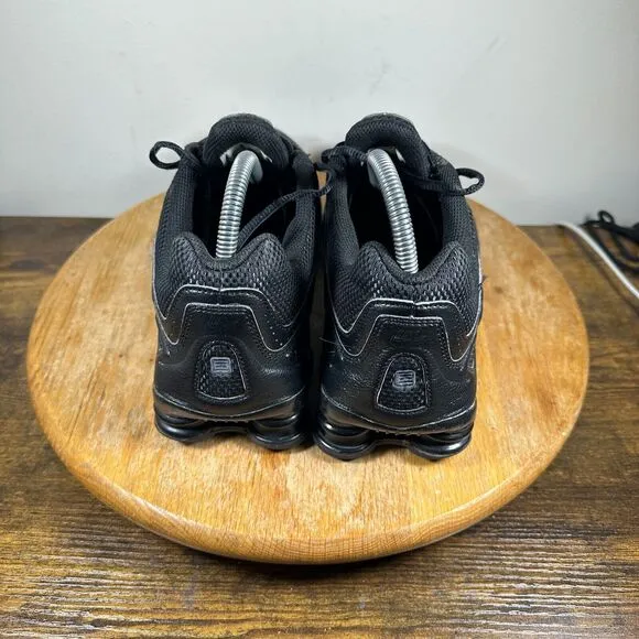 Nike Shox Turbo 3.2 SL Triple Black Sneakers Shoes Mens‎ Size 8.5 455541-020