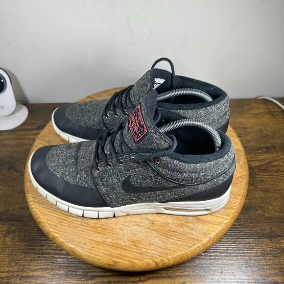 Nike Stefan Janoski‎ Max Mid Black Men's Size 10 Shoes Sneakers 807507-006