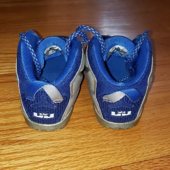 NIKE TODDLER LEBRON XII BLUE SILVER Sneakers