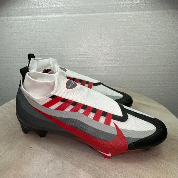 Nike Vapor Edge Pro 360 Mens Size 13 Cleats Black Orange White DV0778-002 New