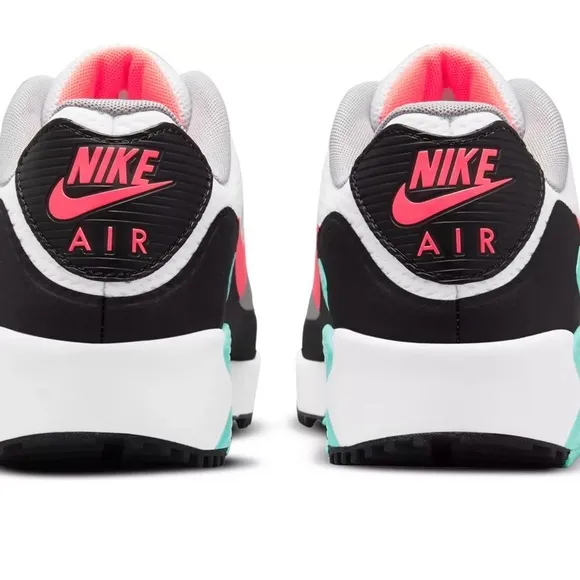 Nike White and Black Sneakers with Air Max Cushioning