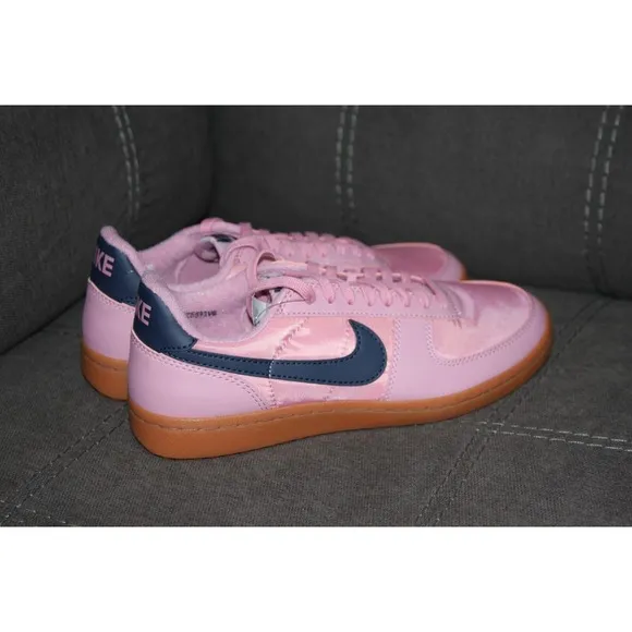 Nike Women's Field General Elemental Pink Gum Brown Casual Sneakers Size 9