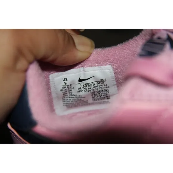 Nike Women's Field General Elemental Pink Gum Brown Casual Sneakers Size 9