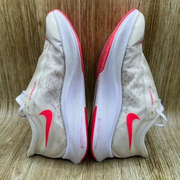 Nike Zoom Fly 3 Women's Size 8 'White Laser Crimson' Shoes Sneakers AT8241-101