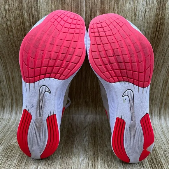 Nike Zoom Fly 3 Women's Size 8 'White Laser Crimson' Shoes Sneakers AT8241-101