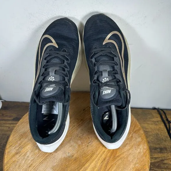 Nike Zoom Fly 5 Black Gold Shoe Sneakers Men's Size 11.5 DM8968-002