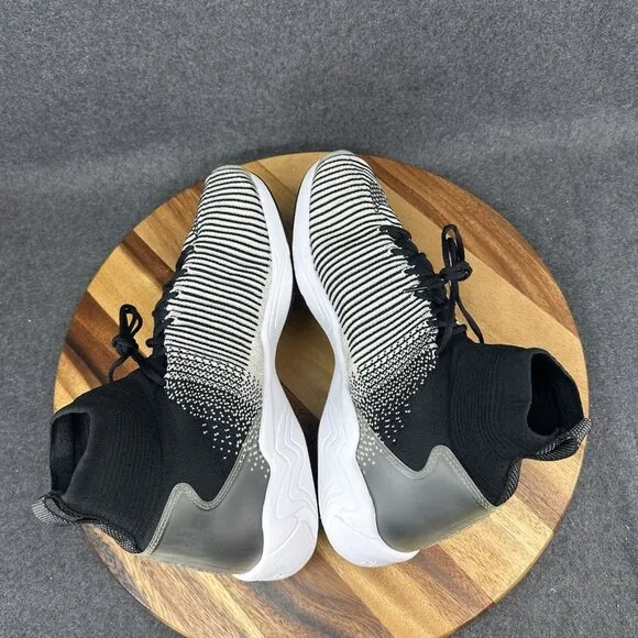 Nike Zoom Mercurial 11 Flyknit FC Sneakers Men 12 Black White 852616-002