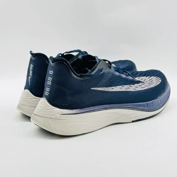 Nike Zoom Vaporfly 4% Mens 8 Blue Obsidian Running Shoes Sneakers Trainers
