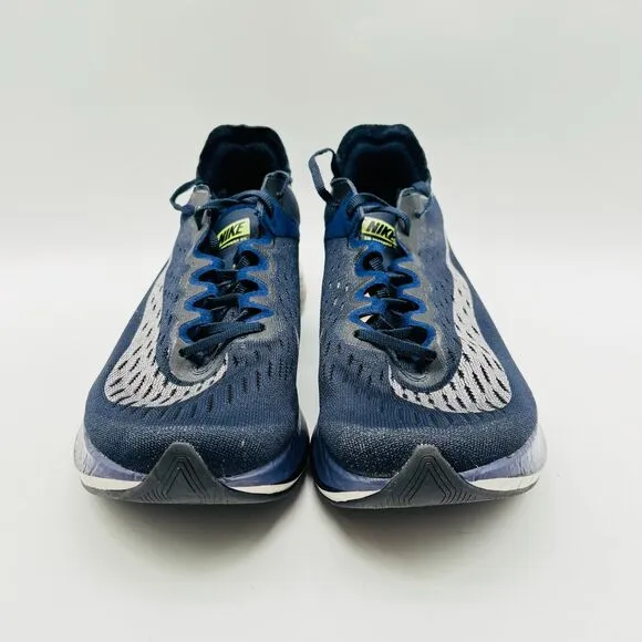 Nike Zoom Vaporfly 4% Mens 8 Blue Obsidian Running Shoes Sneakers Trainers