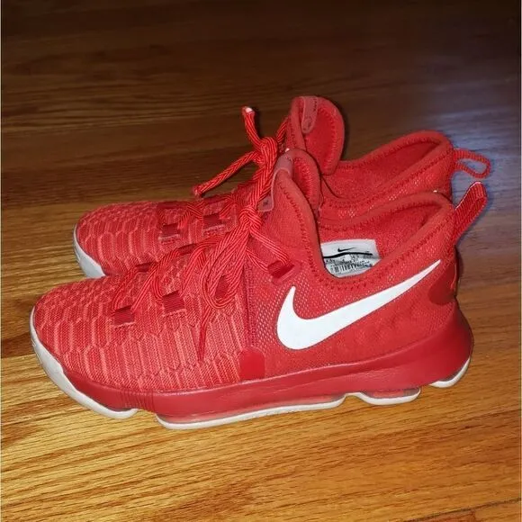 Nike Zoom Youth Size US 4.5Y Kevin Durant KD9 855908-611 Basketball Sneakers